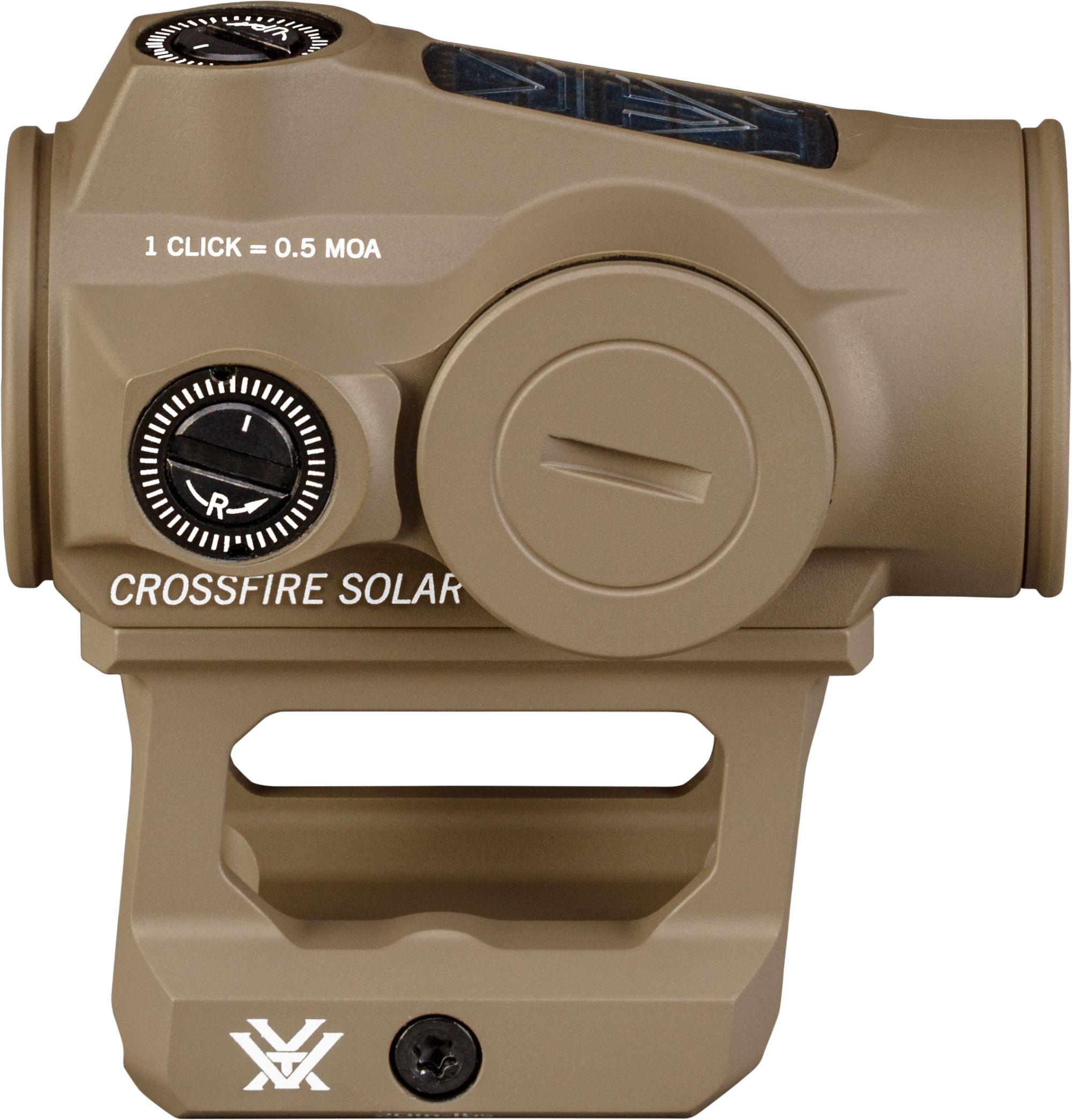 Vortex Crossfire II Solar Red Dot Sight with 1/3 Co-Witness Mount